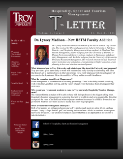 HSTM Newsletter Volume II Issue I [PDF]