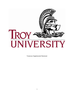 Tennessee Supplemental Statement