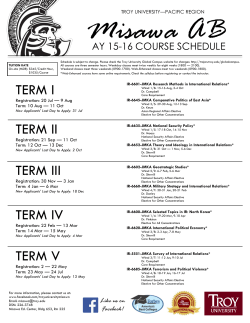 2015-2016 Misawa Air Base Schedule