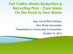 Fort Collins Waste Reduction