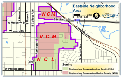 Eastside Zoning Map