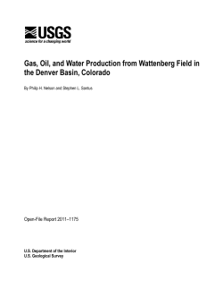Gas, Oil, and Water Production from Wattenberg Field in the Denver Basin, Colorado