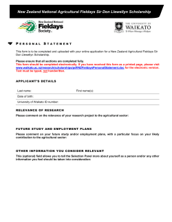 personal statement form