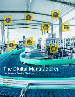 The Digital Manufacturer: Resolving the Service Dilemma