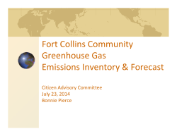 GHG Inventory Presentation