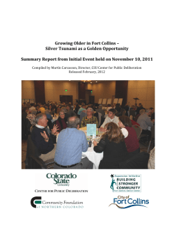 Summary Report from Initial Event