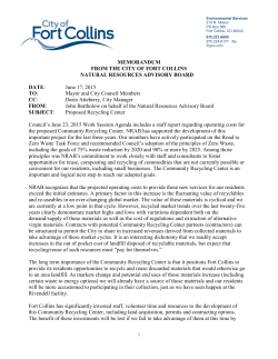 Proposed Recycling Center