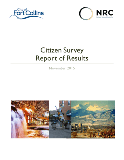 2015 Citizen Survey