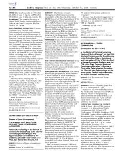 Published by BLM in Federal Register