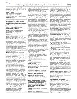 Notice of Availability of Draft EIS