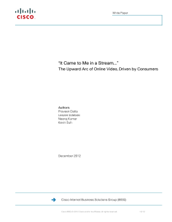 Streamben kaptam&hellip; &nbsp; Az online vide&oacute; a fogyaszt&oacute;k &aacute;ltal t&aacute;pl&aacute;lt felfel&eacute; &iacute;velő trendje