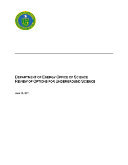 study presented today to the federal High Energy Physics Advisory Panel