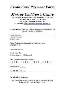 Credit Card Payment Form