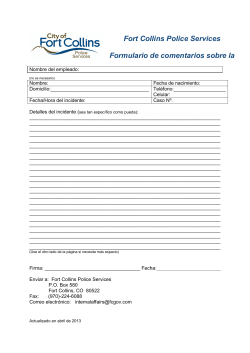 Comentarios sobre la conducta de los empleados