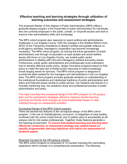 MPA REPORT to WASC -- 11-11-09