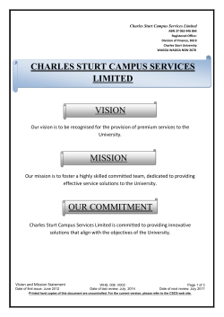 CSCS Vision and Mission Statement