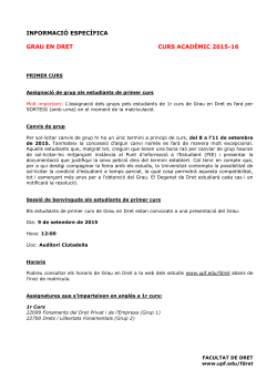 Primer curs