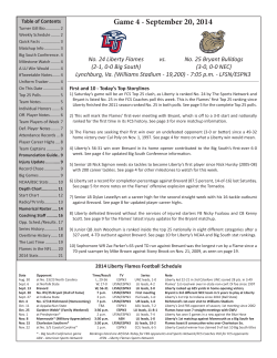 Liberty vs. Bryant game notes