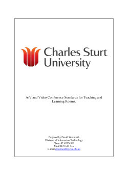 AV and Video Conference Standards