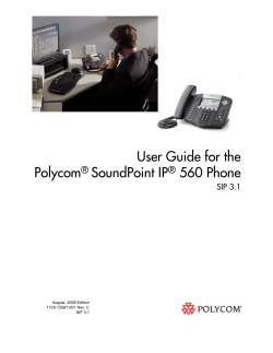 User Guide for IP560 Telephone