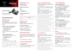 Quick Guide for IP560 Telephone