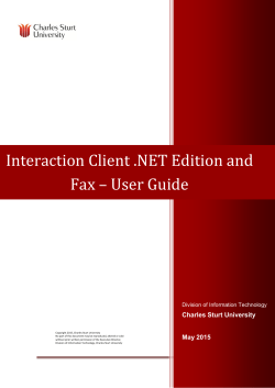 Interaction Client .Net Edition Guide