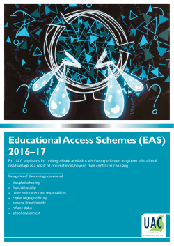 Universities Admissions Centre