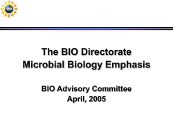Microbial Biology Emphasis