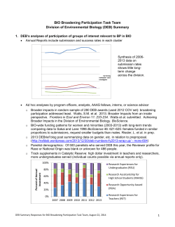 DEB Broadening Participation