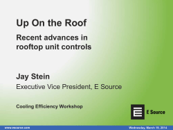 Up on the Roof: HVAC Efficiency