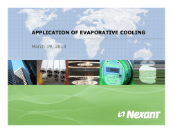 Evaporative Cooling