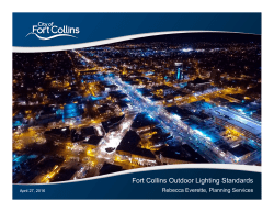 Fort Collins Outdoor Lighting Standards