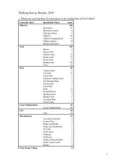 pp walking survey summary