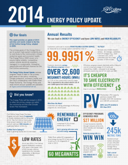 Energy Policy 2014 Annual Update Infographic