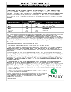 Product Content Label
