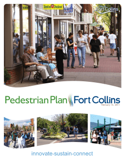Read Our Pedestrian Plan