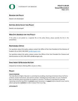 Policy Document