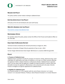580.021.0200-245 Sabbatical Leave cl