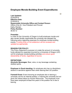 Employee Morale - Building Event Expenditures Redline Version