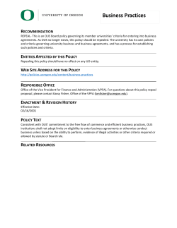 OUS 10 Business Practices