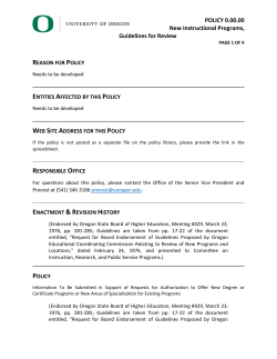 Policy Document