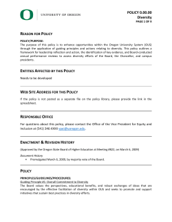 Policy Document