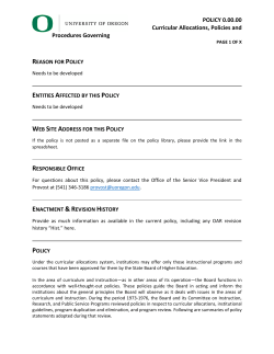 Policy Document