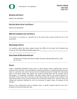 Policy Document