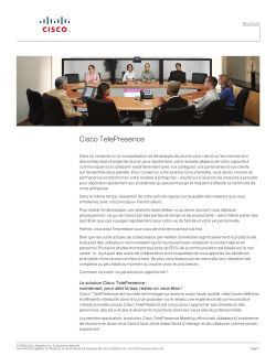 Cisco Telepresence Brochure solution