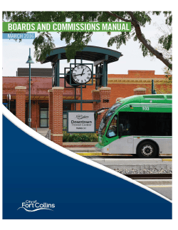Boards and Commissions Manual