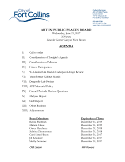 Agenda