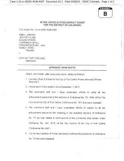 30b Exhibit B- Affidavit of John Hutto