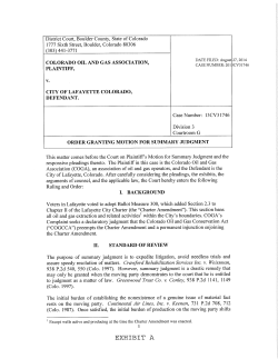 43a Exhibit A to Response to Motion to Stay