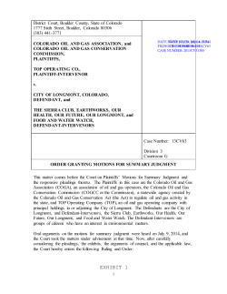 34a COGAS Supp Authority Longmont Ruling Ex Apdf